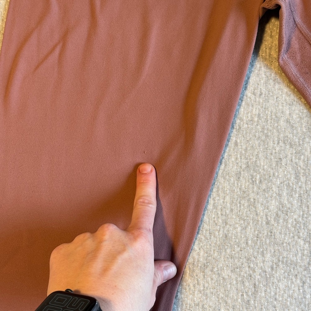SALE Lululemon Align Crop 21" Spiced Chai size 14 - Picture 9 of 13